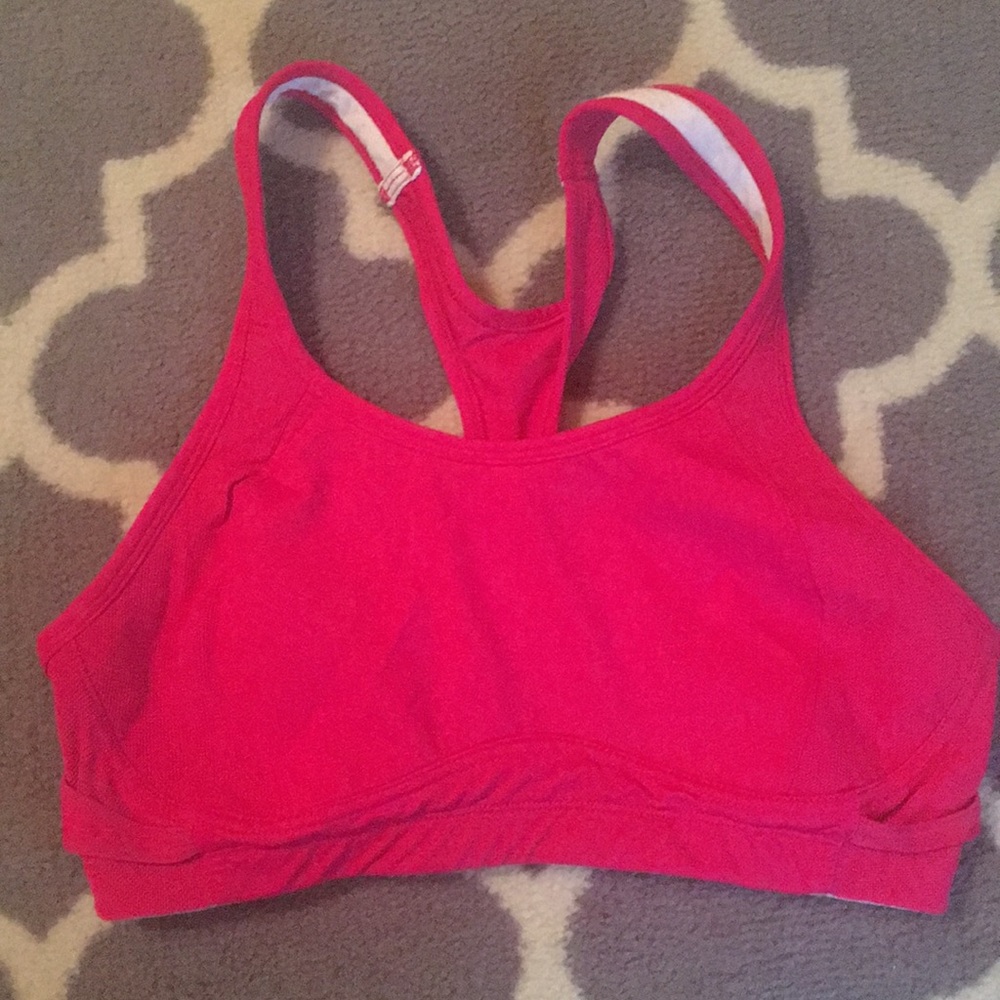 Champions hot pink Sports Bra